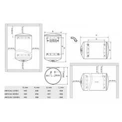 Водонагреватель TESY Anticalc REV 100 (GCR 100 44 24D B14 TBRC) - 3 фото