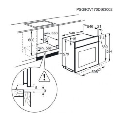 Духовой шкаф AEG BЕS331110М - 4 фото