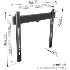 Кронштейн VOGELS TVM 5405 Black - 4 фото