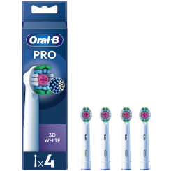 Насадка для зубной щетки BRAUN Oral-B EB18pRX PRO 3D White 4 шт