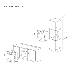 Духовой шкаф PYRAMIDA FN 100 EPL GWH (73) - 7 фото