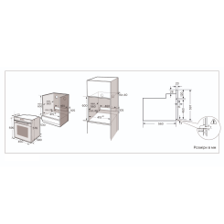 Духовой шкаф INTERLINE  OEG 170 MRN BB - 6 фото