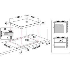 Варочная поверхность WHIRLPOOL GMT 6422 OW - 4 фото