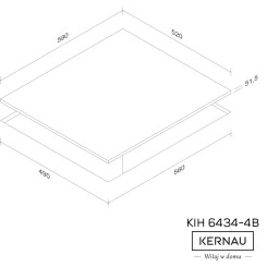 Варочная поверхность KERNAU KIH 6434-4B - 3 фото