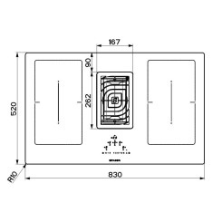 Варочная поверхность FABER GALILEO SMART BK GLASS A830 - 11 фото