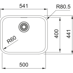 Кухонная мойка FRANKE Smart SRX 110-50 Нерж. сталь (122.0703.300) - 2 фото