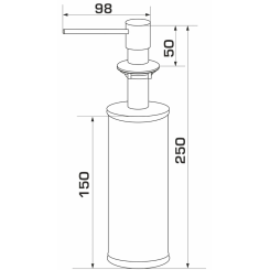 Дозатор GRANADO Redondo inox - 4 фото