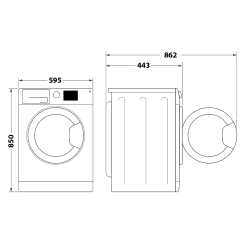 Пральна машина INDESIT OMTWSE 61293 WK UA - 5 фото