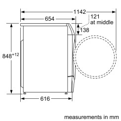 Стирально-сушильная  машина BOSCH WNC254A0ME - 6 фото