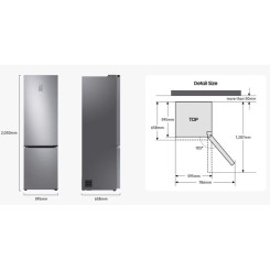 Холодильник SAMSUNG RB34C670EB1/UA - 15 фото