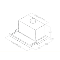 Вытяжка ELICA TT14 LUX WH/A/60 - 6 фото