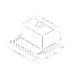 Вытяжка ELICA TT14 LUX GRVT/A/60 - 5 фото