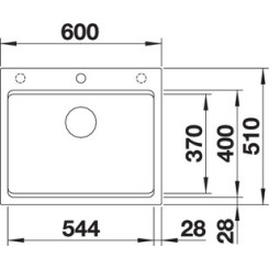 Кухонная мойка BLANCO ETAGON 6 Темная скала 524540 - 4 фото