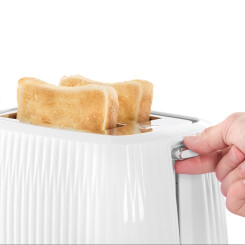 Тостер RUSSELL HOBBS 27370-56 Eden 2S Toaster White - 3 фото