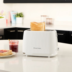 Тостер RUSSELL HOBBS 27370-56 Eden 2S Toaster White - 5 фото