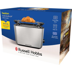 Тостер RUSSELL HOBBS 27390-56 Heaton Brushed 2Slice Toaster - 7 фото