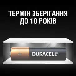 Батарейка DURACELL Basic AAA/LR03 BL (10 шт) - 5 фото