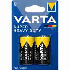 Батарейка VARTA Super Heavy Duty C BLI 2 ZINC-CARBON (02014101412)