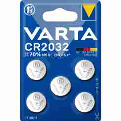 Батарейка VARTA літієва CR2032 BLI 5 (06032101415)