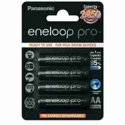 Акумулятор PANASONIC Eneloop Pro AA 2500 mAh 4BP (BK-3HCDE/4BE)