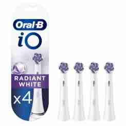 Насадка для зубної щітки BRAUN ORAL-B iO Radiant White (4шт)