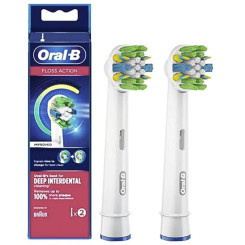 Насадка для зубної щітки BRAUN ORAL-B Floss Action EB25RB CleanMaximiser (2шт) - 1 фото