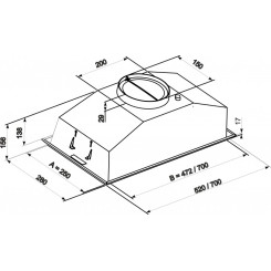 Витяжка ELEYUS Modul 700 LED SMD 52 IS - 5 фото