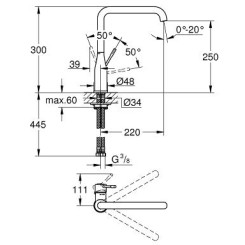 Кухонный смеситель GROHE ESSENCE 30269000 - 2 фото