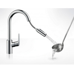 Кухонний змішувач HANSGROHE FOCUS 31815000 - 3 фото