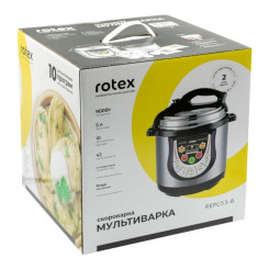 Мультиварка-скороварка ROTEX REPC53-B - 8 фото