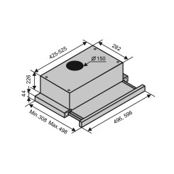 Вытяжка VENTOLUX GARDA 60 WH 1000 LED - 2 фото