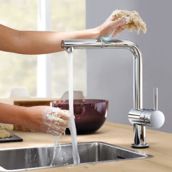 Кухонный смеситель GROHE MINTA 32168000 - 6 фото