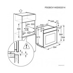 Духова шафа ELECTROLUX EOA 5220 AOV - 2 фото