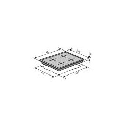 Варочная поверхность VENTOLUX HSF631-B3G CEST (BK) - 2 фото