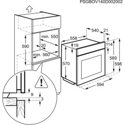 Духова шафа ELECTROLUX EZC 52430 AX - 2 фото