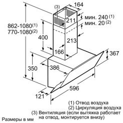 Витяжка BOSCH DWK 065G20 - 5 фото