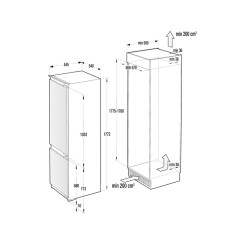 Встраиваемый холодильник GORENJE NRKI 2181A1 - 4 фото